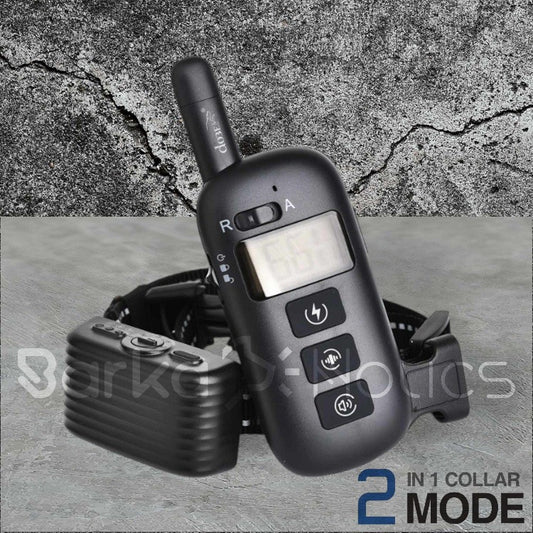 BH500R 2-in-1 Anti-Bark and Remote Dog Training Collar 1-2 Dogs 600m