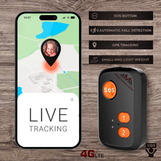MediTrackGPS® MT51 Personal GPS Tracker Medical Alarm Pendant 4G