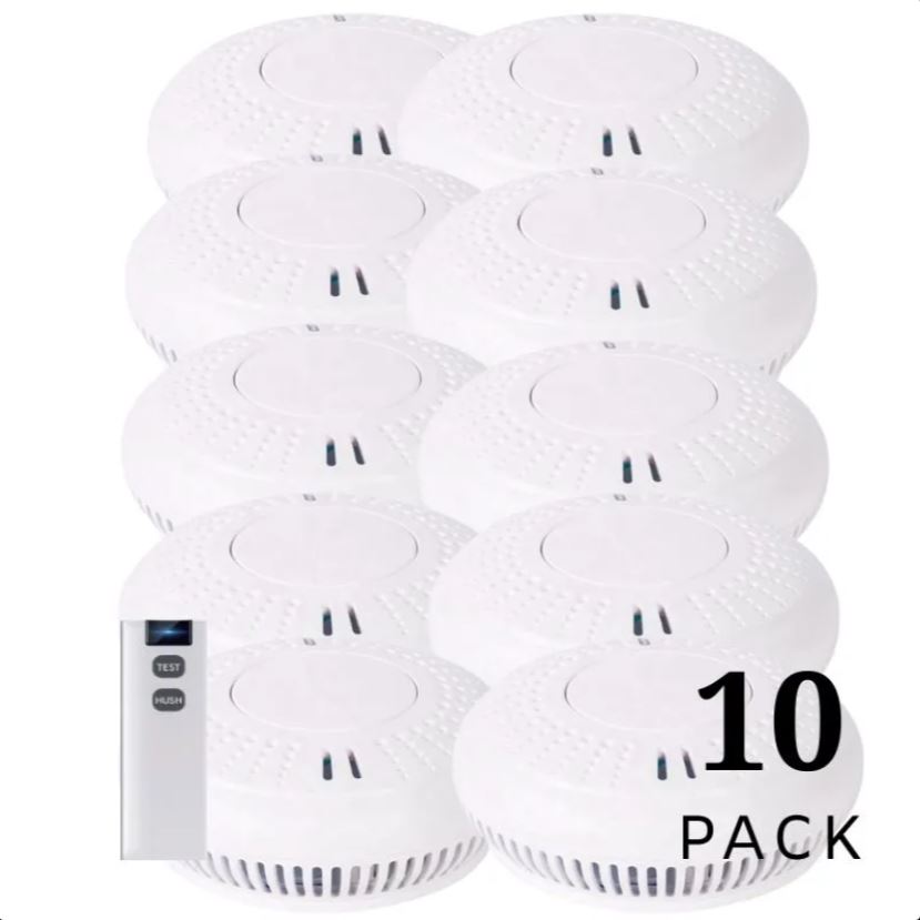 Wireless Interconnected Photoelectric Smoke Alarms with Free Remote Control