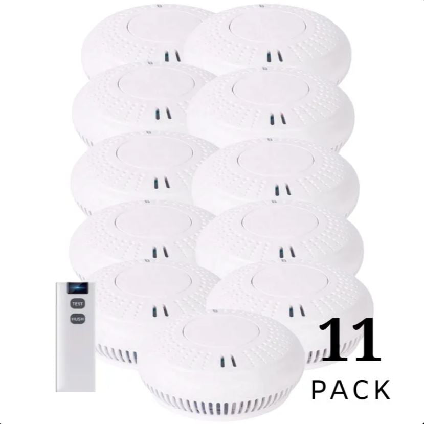 Wireless Interconnected Photoelectric Smoke Alarms with Free Remote Control